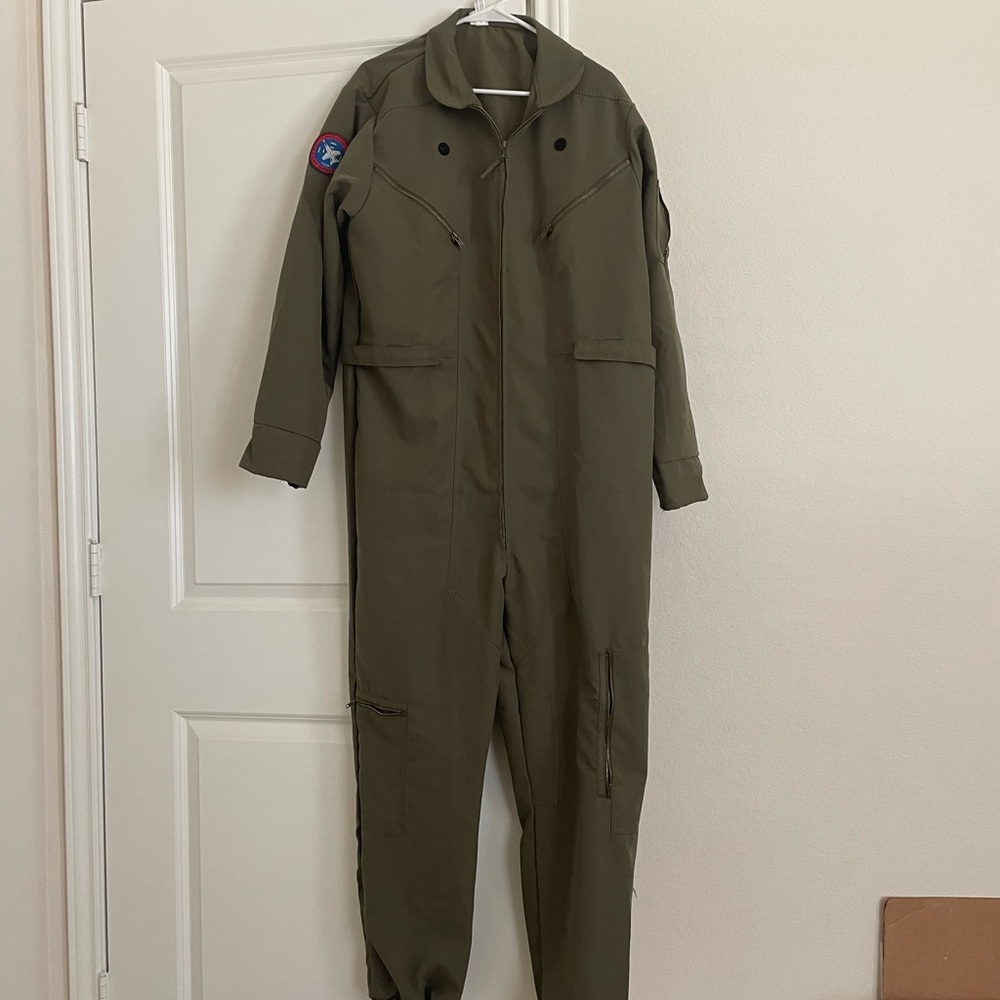 Men’s Top Gun Jumpsuit - Halloween Costume